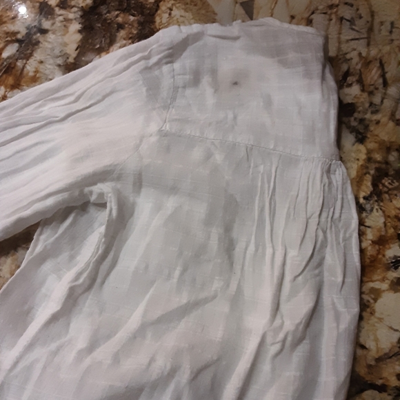 ZARA GIRLS LINEN TOP 9/10 - Picture 4 of 5